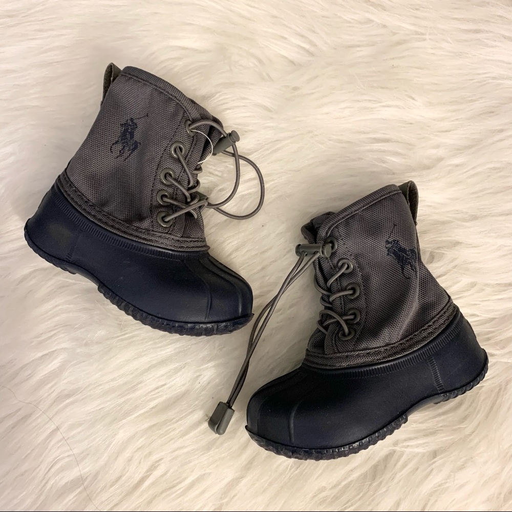 NWOT Polo boots, baby size 5